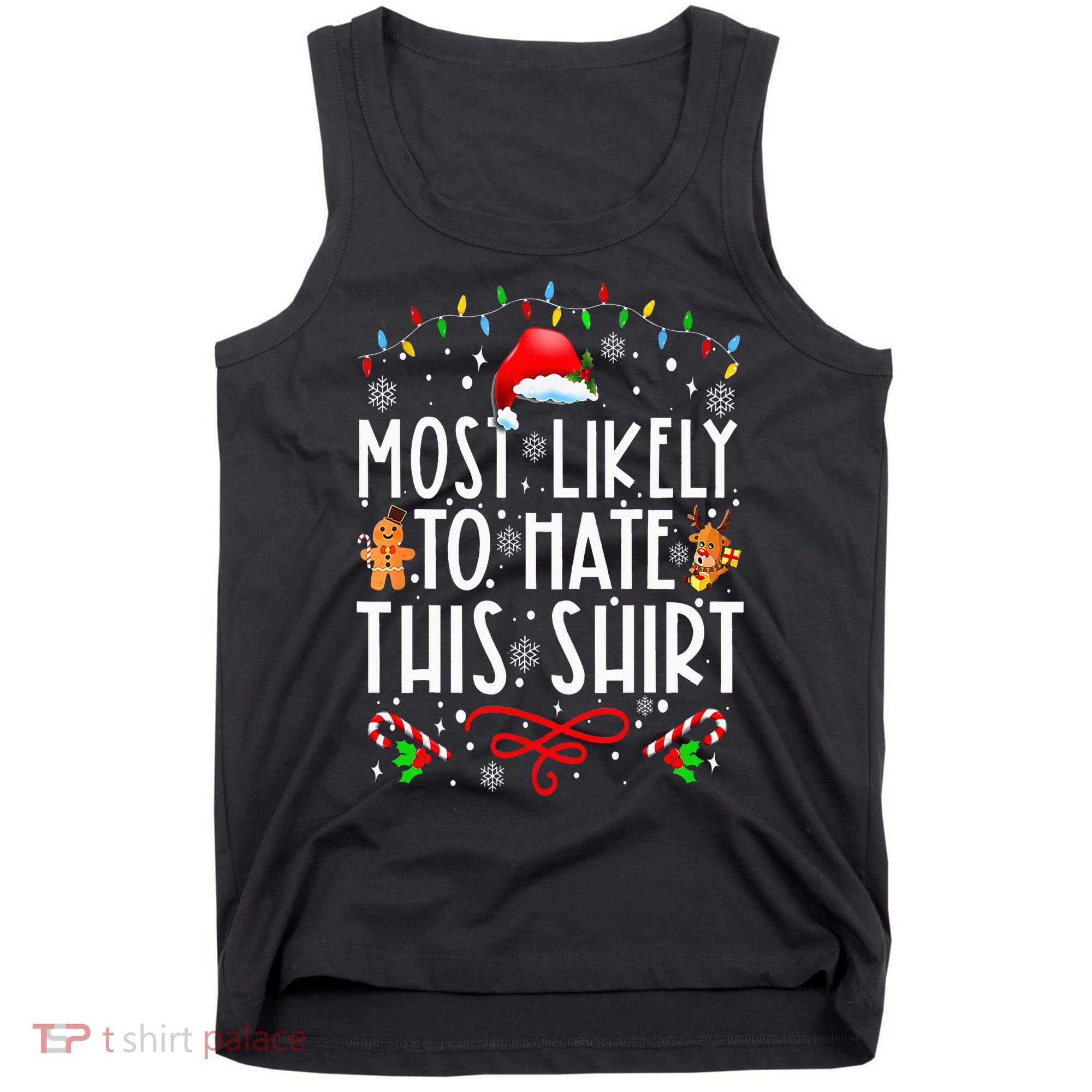 Most Likely To Hate This Family Christmas Pajamas Tank Top