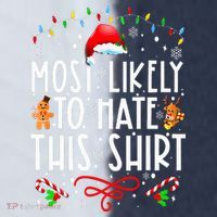 Most Likely To Hate This Family Christmas Pajamas Sport-Tek Competitor United Soccer Jersey thumb 4