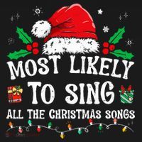 Most Likely To Sing All The Christmas Songs Baby Bodysuit thumb 2