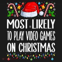Most Likely To Play Video Games On Christmas Funny Pajamas Women's Hoodie thumb 2