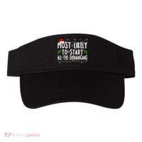 Most Likely To Start The Shenanigans Funny Family Christmas Visor thumb 0