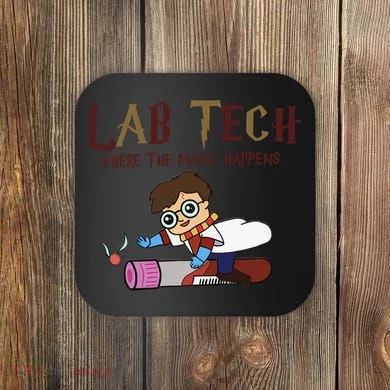 Magic Lab Tech Laboratory Laboratory Scientist Wizardry Lab Week Coaster