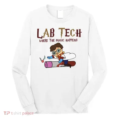 Magic Lab Tech Laboratory Laboratory Scientist Wizardry Lab Week Long Sleeve Shirt