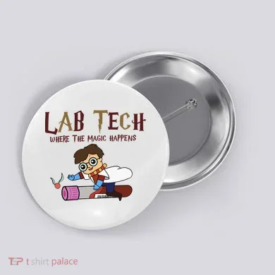 Magic Lab Tech Laboratory Laboratory Scientist Wizardry Lab Week Button