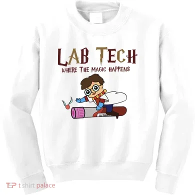 Magic Lab Tech Laboratory Laboratory Scientist Wizardry Lab Week Kids Sweatshirt