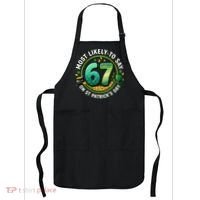 Most Likley To Say 67 On St Patrick's Day Apron thumb 0