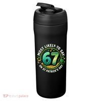 Most Likley To Say 67 On St Patrick's Day 24oz Duet Stainless Steel Tumbler thumb 3