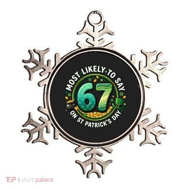 Most Likley To Say 67 On St Patrick's Day Ornament
