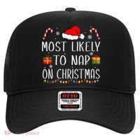 Most Likely To Nap On Christmas Family Funny Matching Hat thumb 0