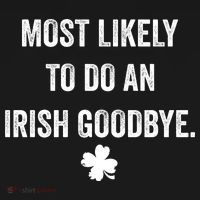 Most Likely To Do An Irish Goodbye Funny St Patricks Day USA-Made Doggie Bandana thumb 2
