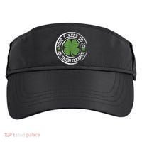 Most Likely To Do An Irish Goodbye Funny St Patricks Day Adult Drive Performance Visor thumb 0
