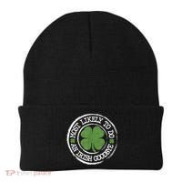 Most Likely To Do An Irish Goodbye Funny St Patricks Day Beanie thumb 0