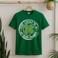 Most Likely To Do An Irish Goodbye Funny St Patricks Day T-Shirt thumb 2