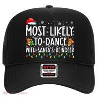 Most Likely To Dance With Santa’S Reindeer Family Hat thumb 0