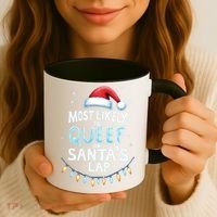 Most Likely To Queef On Santas Lap Offensive Christmas Coffee Mug thumb 3