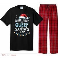 Most Likely To Queef On Santas Lap Offensive Christmas Pajama Set thumb 0