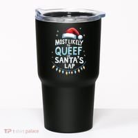 Most Likely To Queef On Santas Lap Offensive Christmas Tumbler thumb 0