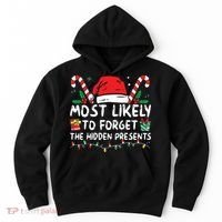 Most Likely To Forget The Hidden Presents Family Christmas Hoodie thumb 0
