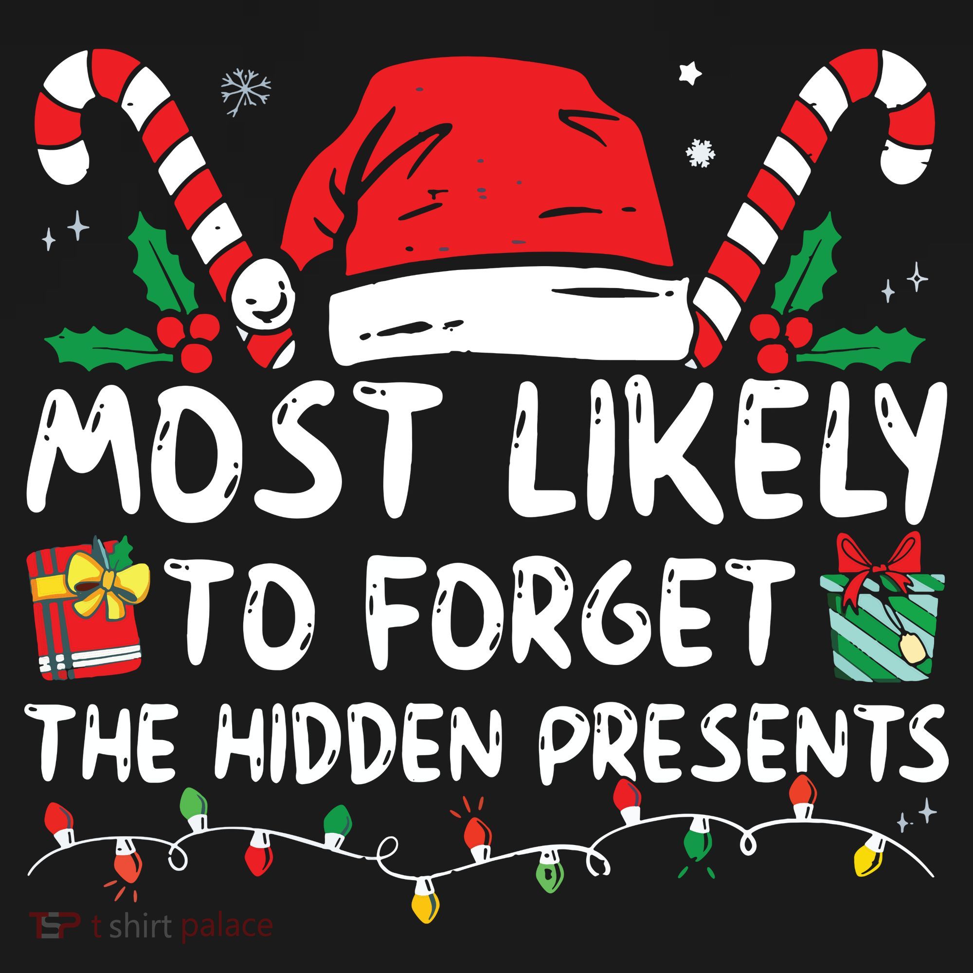 Most Likely To Forget The Hidden Presents Family Christmas Apron