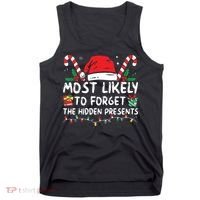 Most Likely To Forget The Hidden Presents Family Christmas Tank Top thumb 0