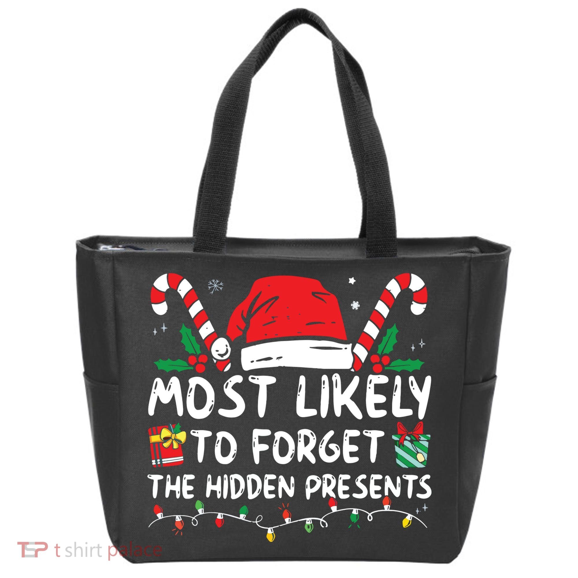 Most Likely To Forget The Hidden Presents Family Christmas Tote Bag