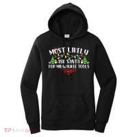 Most Likely To Ask Santa for Milwaukee Tools Christmas Xmas  Women's Hoodie thumb 0