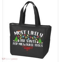 Most Likely To Ask Santa for Milwaukee Tools Christmas Xmas  Tote Bag thumb 3