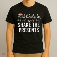 Most Likely To Christmas Matching Family Pajamas Funny T-Shirt thumb 3