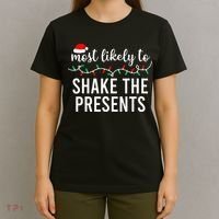 Most Likely To Christmas Matching Family Pajamas Funny T-Shirt thumb 4