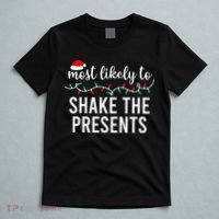 Most Likely To Christmas Matching Family Pajamas Funny T-Shirt thumb 5