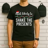 Most Likely To Christmas Matching Family Pajamas Funny T-Shirt thumb 6