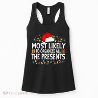 Most Likely To Organize All The Presents Family Christmas Women's Tank Top thumb 0