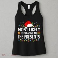 Most Likely To Organize All The Presents Family Christmas Women's Tank Top thumb 3
