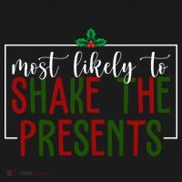Most Likely To Shake The Presents Christmas Toddler Hoodie thumb 2