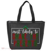 Most Likely To Shake The Presents Christmas Tote Bag thumb 0