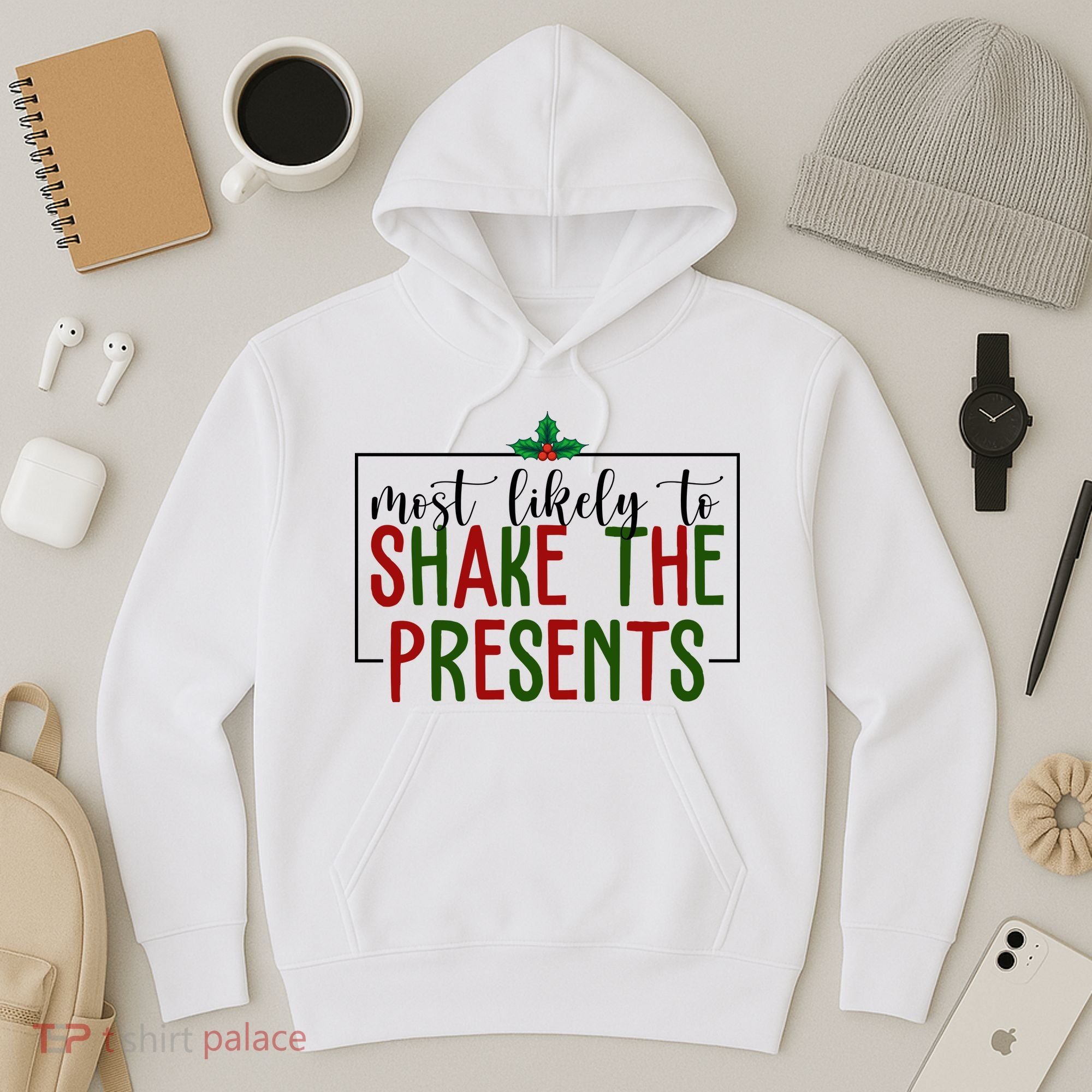 Most Likely To Shake The Presents Christmas Hoodie