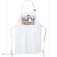 Most Likely To Shake The Presents Christmas Apron thumb 0