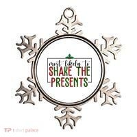 Most Likely To Shake The Presents Christmas Ornament thumb 0