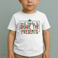 Most Likely To Shake The Presents Christmas Toddler T-Shirt thumb 2