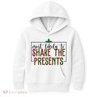 Most Likely To Shake The Presents Christmas Kids Hoodie thumb 0