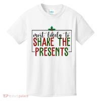 Most Likely To Shake The Presents Christmas Kids T-Shirt thumb 0