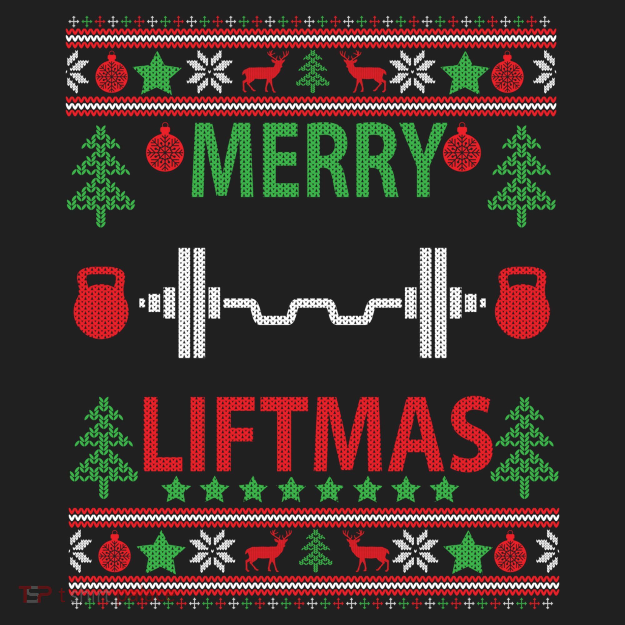 Merry Liftmas Ugly Christmas Sweater Gym Workout Gift Hat