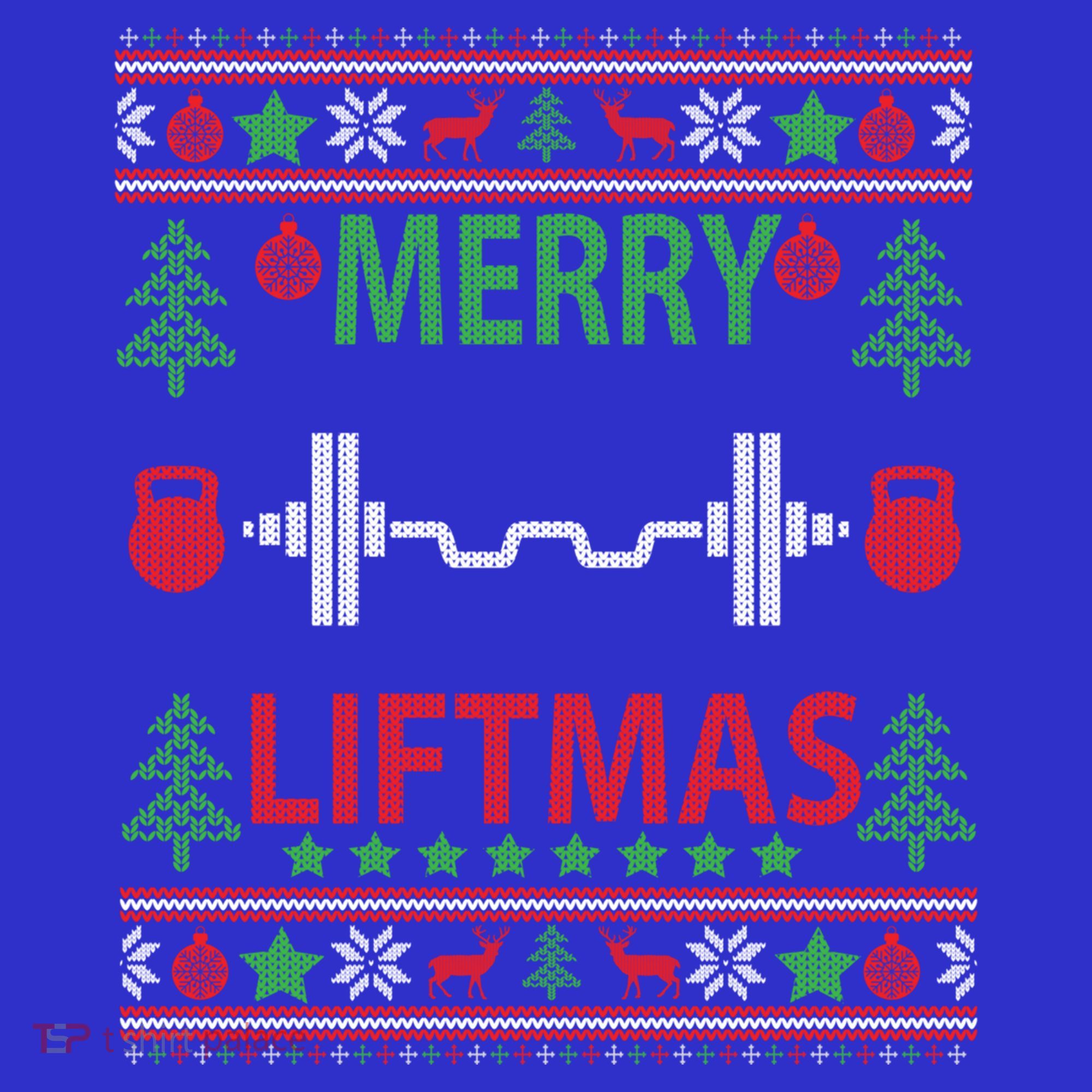 Merry Liftmas Ugly Christmas Sweater Gym Workout Gift Women's Tank Top