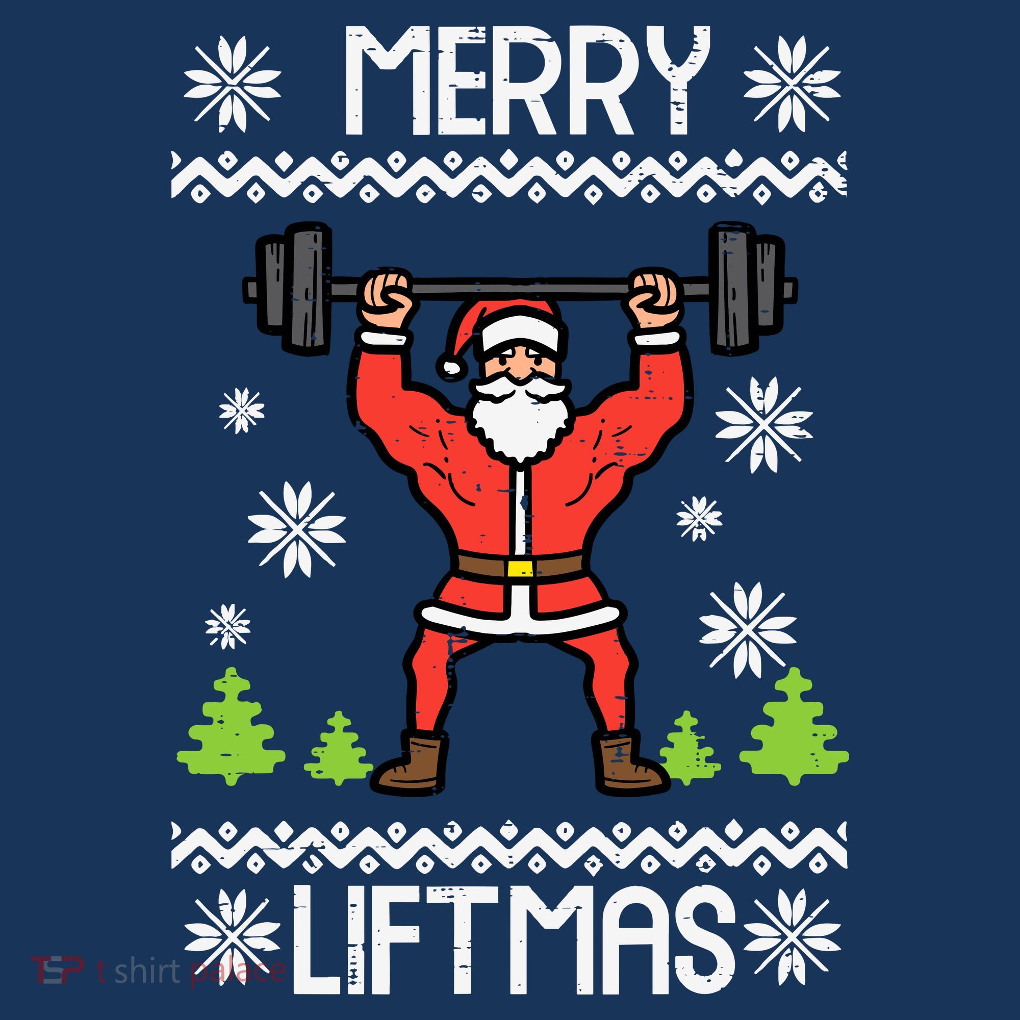 Merry Liftmas Ugly Christmas Xmas Workout Gym Bodybuild Women's Hoodie
