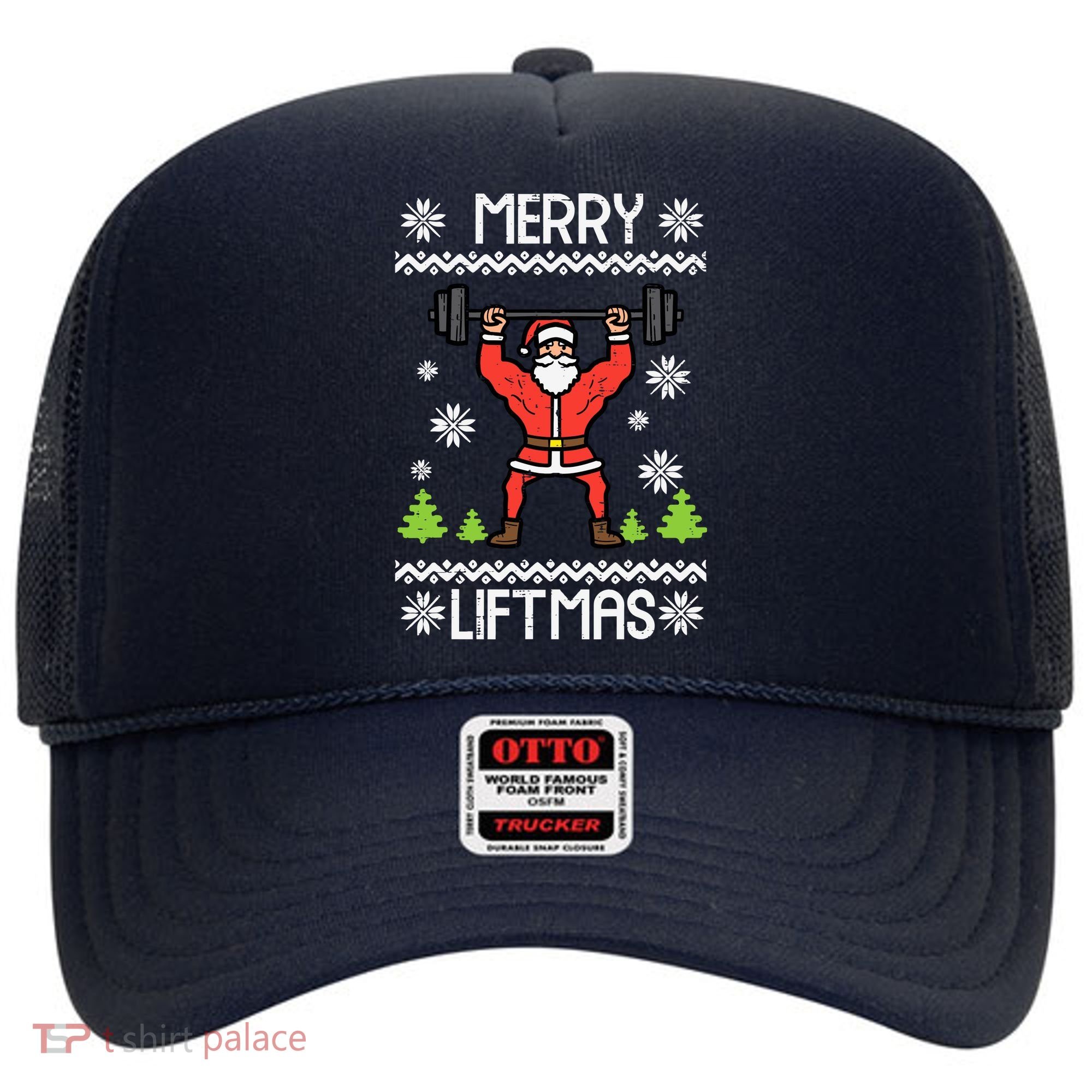 Merry Liftmas Ugly Christmas Xmas Workout Gym Bodybuild Hat