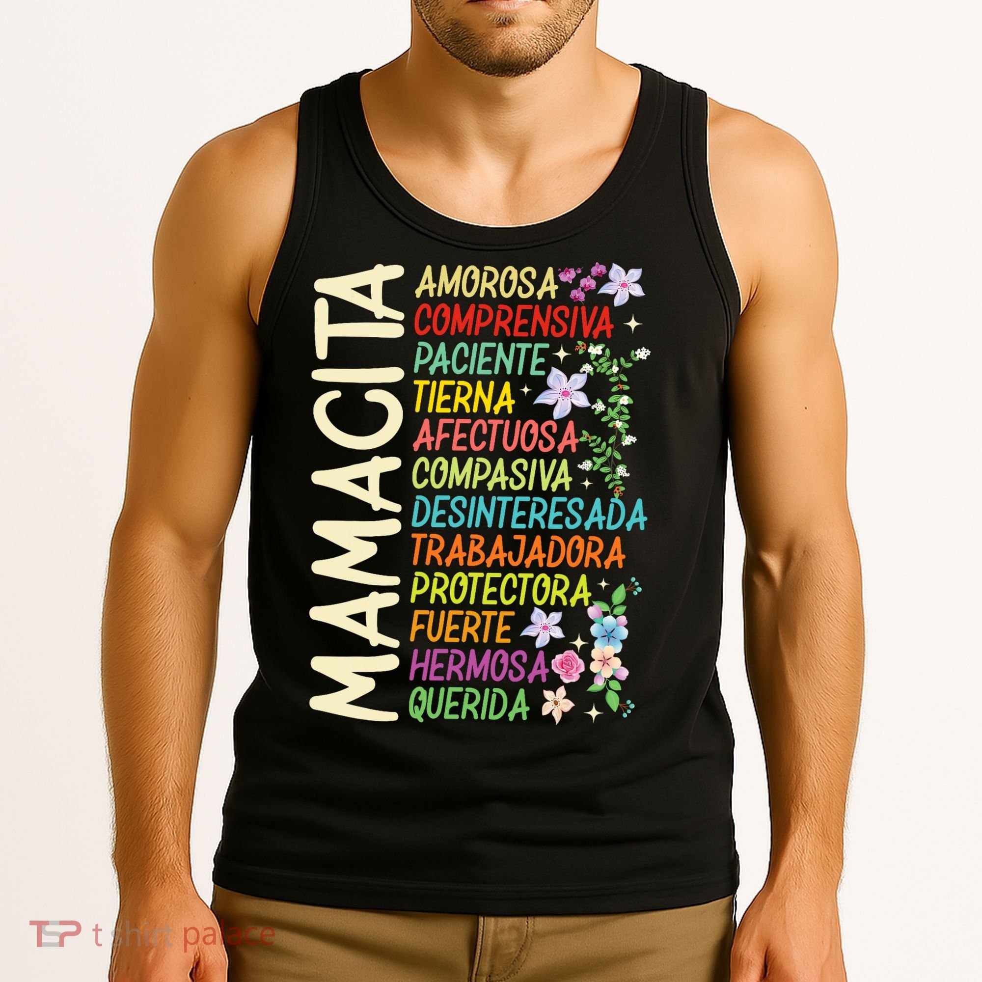 Mother Loving Understanding Patient I Love Mom Mother's Day  Tank Top