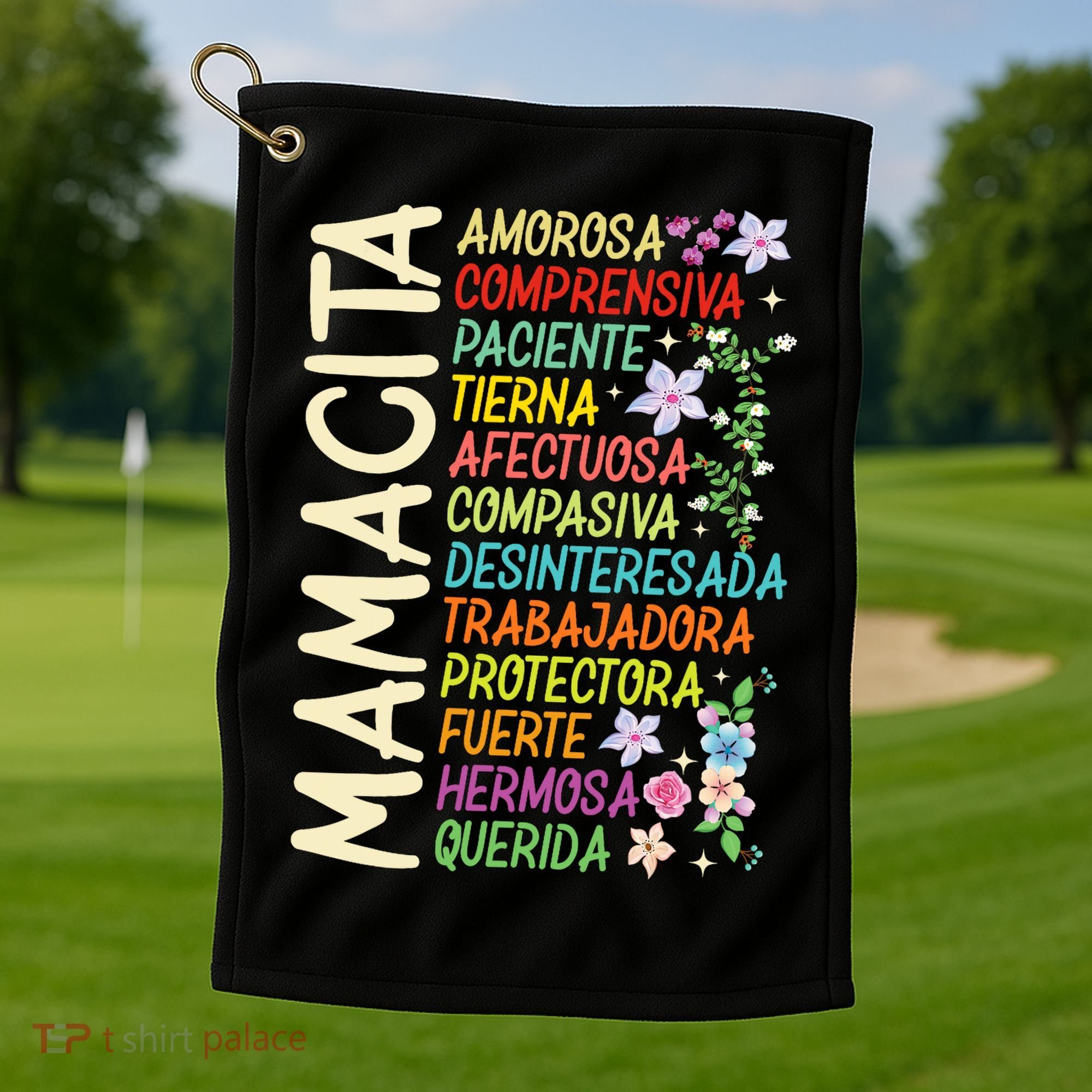 Mother Loving Understanding Patient I Love Mom Mother's Day  Golf Towel