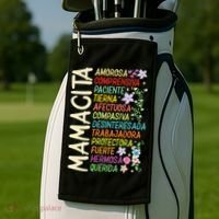 Mother Loving Understanding Patient I Love Mom Mother's Day  Golf Towel thumb 2