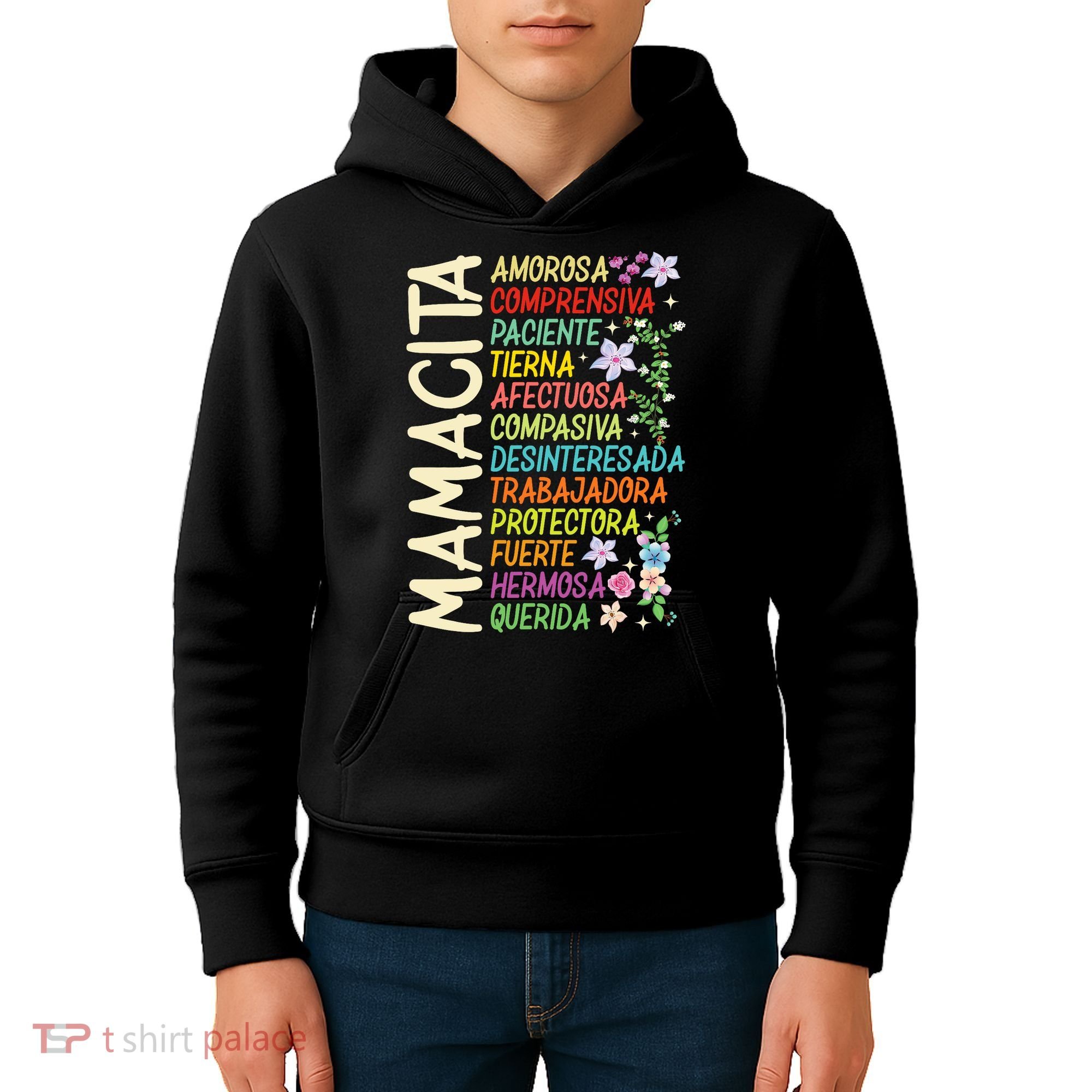 Mother Loving Understanding Patient I Love Mom Mother's Day  Kids Hoodie