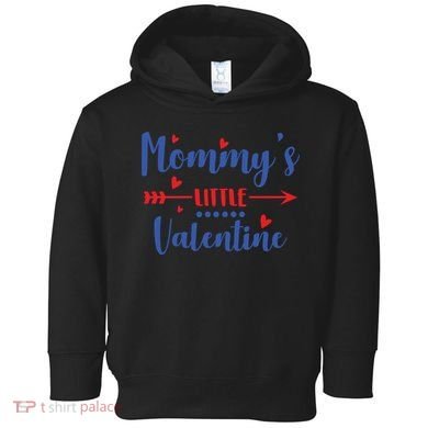 Mommy's Little Valentine Cute Holiday Toddler Hoodie